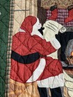 Patch Magic Group Handquilted Reversible Blanket Santa By The Fireside 48   x59 5   