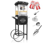 Vintage Style Popcorn Machine Maker Popper With Cart And 4-ounce Kettle