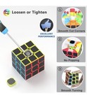 6 Pack Black Speed Cube Stickerless Cu 3x3x3 Party Favors  Puzzle Toy Gift
