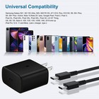45w Super Fast Wall Charger   6ft Type Usb-c Cable For Samsung Galaxy S22 S23