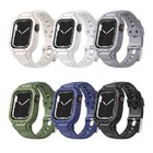 Sport Band   Case Cover For Apple Watch Se Series 9 8 7 6 5 4 3 2 Silicone Strap