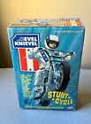 Vintage 1975 Evel Knievel Stunt Cycle By Ideal   rare In Sealed Box