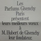 1981 Givenchy Paris Print Ad Advertisement 28 x21  Perfume Parfums Givenchy
