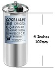 Hvac 40 5 uf mfd  Dual Run start Capacitor For A c Fan Motor And Compressor Unit