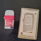 Vintage Coca A Cola Goldenglo Vu Lighter By Scripto
