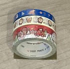 Every Minute A Story Gingerbread Beanie Washi Tape Set Of 3 Rolls Emas Christmas