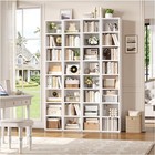 8-tier Media Tower Rack  11 6 X 9 3 X 70 9 Inches Cd Dvd Slim Storage Cabinet 