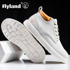 Flyland Men s Vintage Classical Genuine Leather Chukka Boots Casual Work Shoes