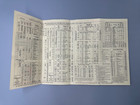 1962 Northern Pacific Railway Railroad Train Timetable Advertising Brochure
