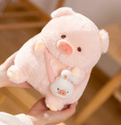 Pink Pig Hug Pillow Plush Toy 7  Stuffed Animal Toddler Doll Gift For Kids