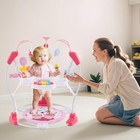 Honey Joy Baby Bouncer Activity Center With 360   Rotary Seat Pink