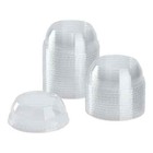 Karat 98mm Pet Plastic Dome Lids - Wide Opening - 1 000 Ct  C-kdl626-wh