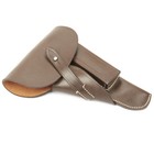 German Wwii Browning High-power Pistol Holster- Dark Brown Genuine Leather