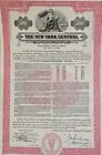 Vintage 1965 New York Central Railroad Co  6   500 Bond Certificate - Pink - Nyc