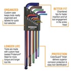 Bondhus 69600 Ball End Doublepk L-wrench Set W colorguard  13 Piece