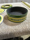 Licensed John Deere Absorbent Coaster Vintage Set Of 4 With Metal Storage Can