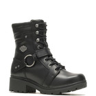 Harley-davidson Tegan 6  Lace Harness D84706 Womens Black Motorcycle Boots
