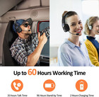 Trucker Bluetooth 5 2 Wireless Headset With Noise Cancelling Mic For Phones Pc