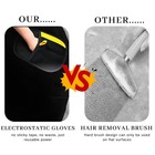 Pet Hair Removal Electrostatic Gloves  Two-way Sticky Hair Pet Grooming Epilator