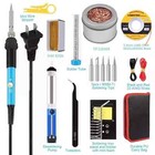 60w Electric Soldering Iron Welding Gun Tool Kit Solder Wire Desoldering Pumps