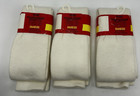 Vintage Duke Tube Socks Long Tall Royal Textile Cotton Usa Lot Of 3 Retro New
