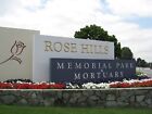 Rose Hill Cemetery Plot For Sale