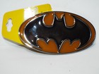 New Wtag Batman Belt Buckle Orange Black Enamel Superhero Gto Licensed Dc Comics