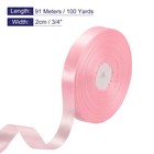 Satin Ribbon 3 4 Inch X 100 Yards Pink Single Face Polyester Satin Ribbon
