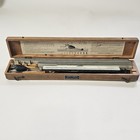 Vintage Keuffel   Esser Leroy Drafting Lettering Set Wood Box Case Architectural