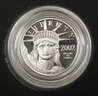 2002-w P 25 1 4 Oz Platinum American Eagle Proof - Ogp Coa - Sku-g2834