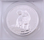 2011  5 Fine 1 Oz Silver Coin Canada Wildlife Timber Wolf Anacs - Ms 70 9999 Ag