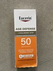 2 Tubes Eucerin Sun Age Defense Spf 50 Face Sunscreen Lotion - 2 5 Oz Exp  06 27