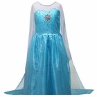 Sister Elsa Anna Girl s Princess Costume Dress For Girls With  Crown Accessonies