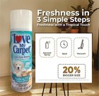 Love My Carpet Pet Heavy Foam Carpet Cleaner Urine Stain   Odor Remover 4 Pack