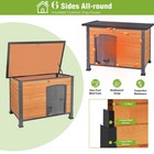 Large Insulated Outdoor Dog House Weatherproof Chew-proof Metal Frame Kennel