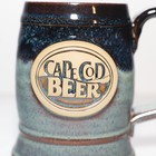 Cape Cod Beer Brewhouse Stein Blue Green Sea Foam Sunset Hill Stoneware Shs