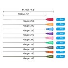 10 Pcs Different Gauge 4 Inch Blunt Tip Dispensing Needles  Multicolored