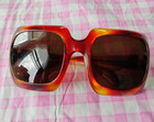 70s Italian Vintage Oversized Butterfly Sunglasses Unknown Maker