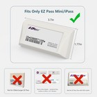 Holder For Windshield - Super Strong Suction Cups For Secure Toll Pass And Black