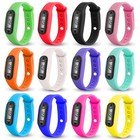 Pedometer Watch Digital Lcd Waterproof Silicone Sport Wrist Band Step Counter