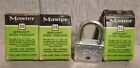 Vintage Master Lock  55 Lot Of 3 Locks New Old Stock Padlocks 