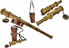 Brass Nautical Maritime Scope Spyglass Telescope With Pur Leather Case Gift Item