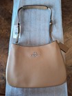 Authentic New Coach Penelope Shoulder Purse Bag Leather Silver light Saddle