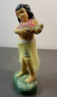 Vintage Hawaiian Hula Nodder Vtg 7  Ukelele Girl Dancer Bobble Hawaii Base 1984