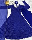 Indian Pakistani Designer Salwar Kameez Readymade Embroidery Work Shalwar Dress