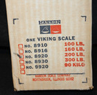 Hanson  the Viking  Model 8920 Hanging Scale 200 Lbs Made In Usa  New Sealed Nos