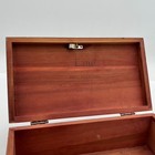 Vintage Lane Cedar Hope Chest Salesman Sample Size Hinged Wood Box No Key 9  5  3 