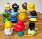 Fisher Price Little People Disney Aladdin Princess Figures - Lot Of 11