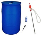 55 Gallon Emergency Water Barrel Storage Combo Pack -- Free Shipping