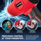 Bullseye Blower Cordless Leaf Air Blaster  21 000 Rpm  20v Battery And Charger